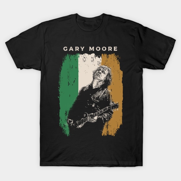 Vintage Distressed Gary Moore T-Shirt by Yopi